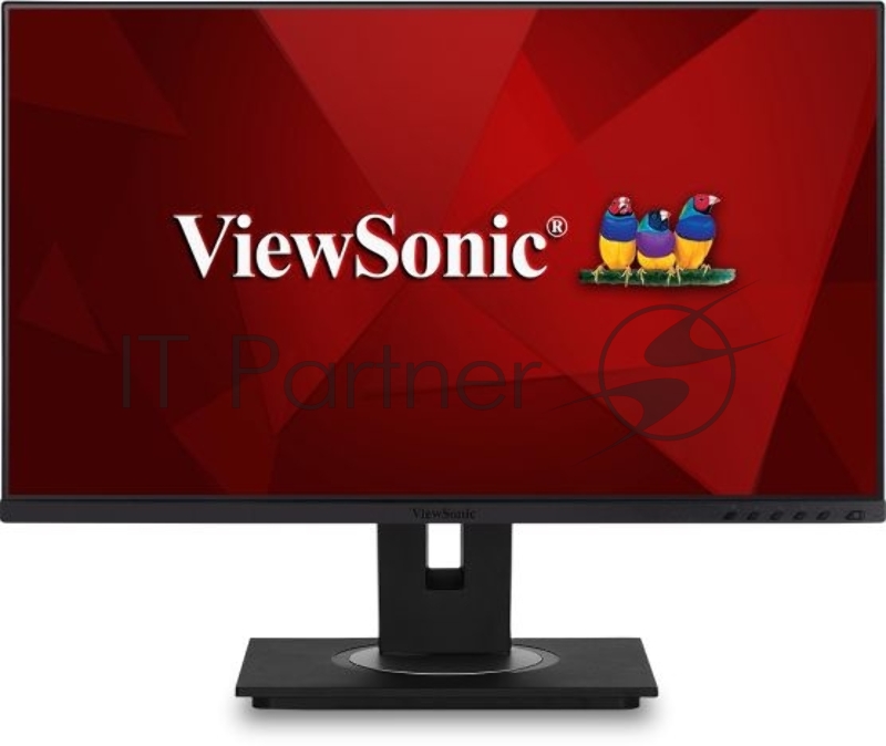 Монитор ViewSonic 23.8 VG2455 Black AH-IPS,1920x1080, 5ms, 250 cd/m2, 1000:1 (DCR 50M:1), D-Sub,HDMI,DP,USB,2Wx2, Headph.Out,HAS, Pivot, vesa