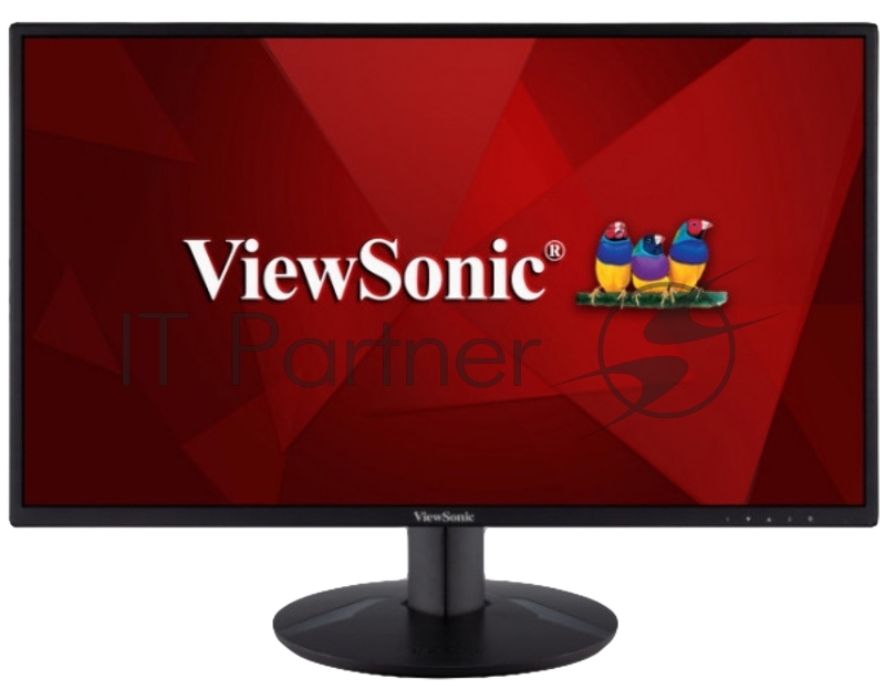 Монитор ViewSonic VA2418-SH 23.8 16:9 1920х1080(FHD) IPS, nonGLARE, 250cd/m2, H178°/V178°, 1000:1, 50M:1, 16.7M, 5ms, VGA, HDMI, Tilt, 3Y, Black