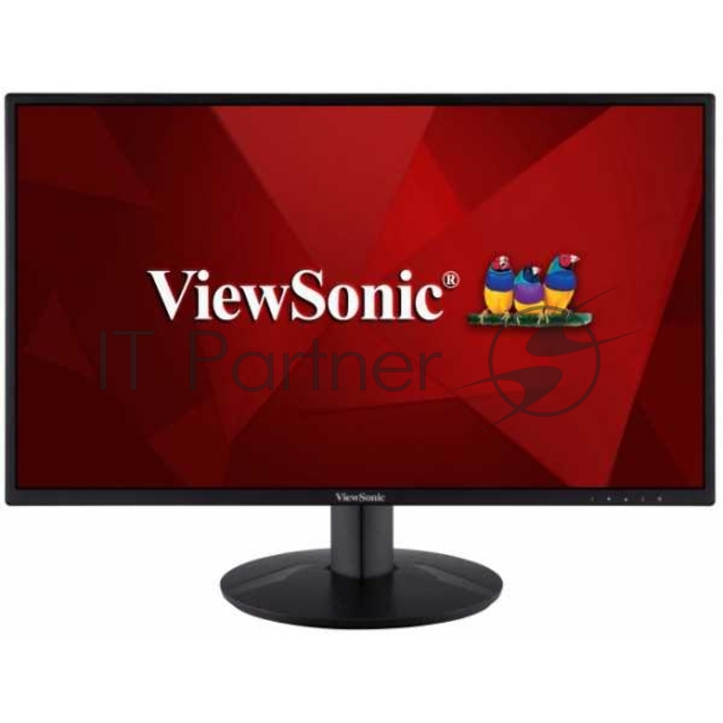 Монитор ViewSonic VA2418-SH 23.8 16:9 1920х1080(FHD) IPS, nonGLARE, 250cd/m2, H178°/V178°, 1000:1, 50M:1, 16.7M, 5ms, VGA, HDMI, Tilt, 3Y, Black