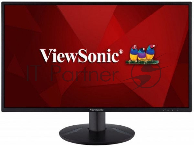 Монитор ViewSonic VA2418-SH 23.8 16:9 1920х1080(FHD) IPS, nonGLARE, 250cd/m2, H178°/V178°, 1000:1, 50M:1, 16.7M, 5ms, VGA, HDMI, Tilt, 3Y, Black