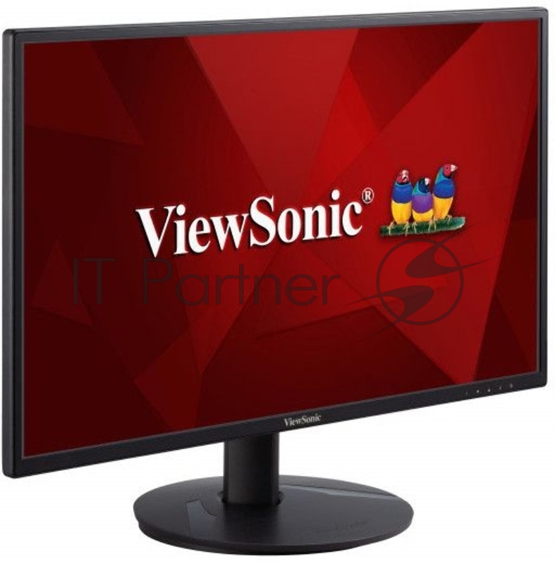 Монитор ViewSonic VA2418-SH 23.8 16:9 1920х1080(FHD) IPS, nonGLARE, 250cd/m2, H178°/V178°, 1000:1, 50M:1, 16.7M, 5ms, VGA, HDMI, Tilt, 3Y, Black