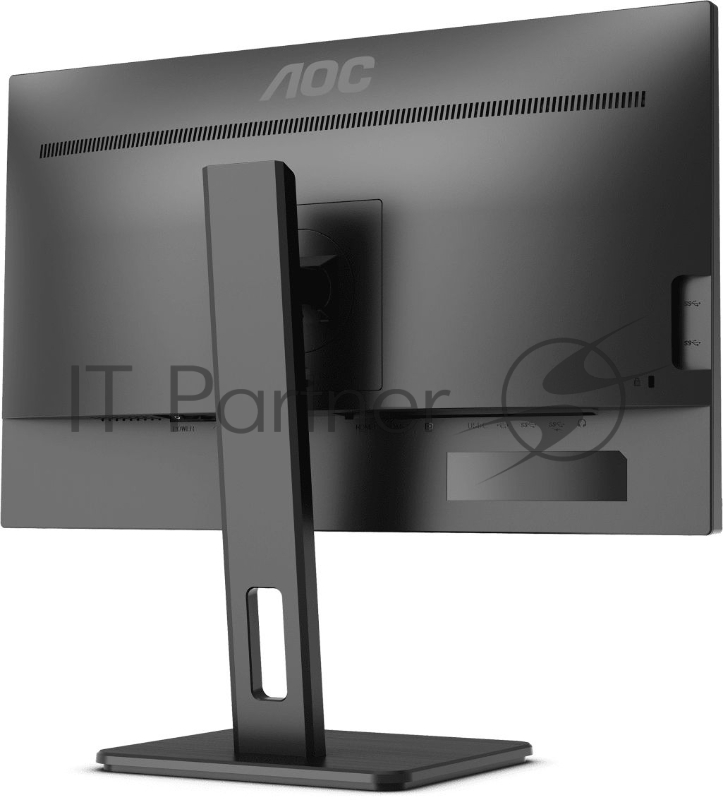 МОНИТОР 23.8 AOC 24P2Q Black с поворотом экрана (IPS, 1920x1080, 75Hz, 4 ms, 178°/178°, 250 cd/m, 50M:1, +DVI, +HDMI, +