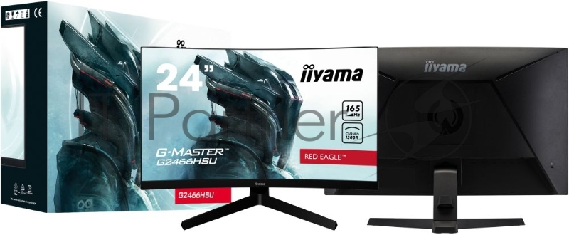 Монитор Iiyama 23.6 Red Eagle G2466HSU-B1 черный VA LED 1ms 16:9 HDMI M/M матовая 250cd 178гр/178гр 1920x1080 DisplayPort FHD 3.7кг