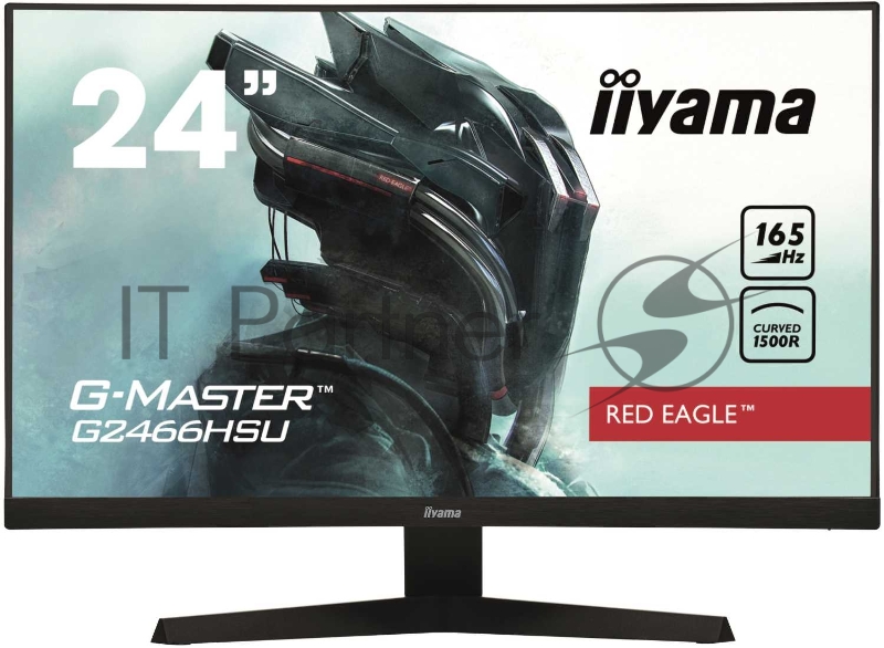 Монитор Iiyama 23.6 Red Eagle G2466HSU-B1 черный VA LED 1ms 16:9 HDMI M/M матовая 250cd 178гр/178гр 1920x1080 DisplayPort FHD 3.7кг