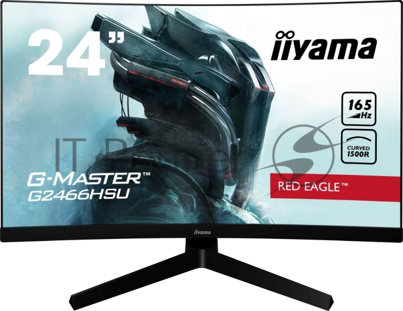 Монитор Iiyama 23.6 Red Eagle G2466HSU-B1 черный VA LED 1ms 16:9 HDMI M/M матовая 250cd 178гр/178гр 1920x1080 DisplayPort FHD 3.7кг