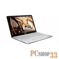 Ноутбук ASUS N752VX-GC218T, 17.3, Intel Core i5 6300HQ 2.3ГГц, 4Гб, 1000Гб, nVidia GeForce GTX 950M - 4096 Мб, DVD-RW, Windows 10