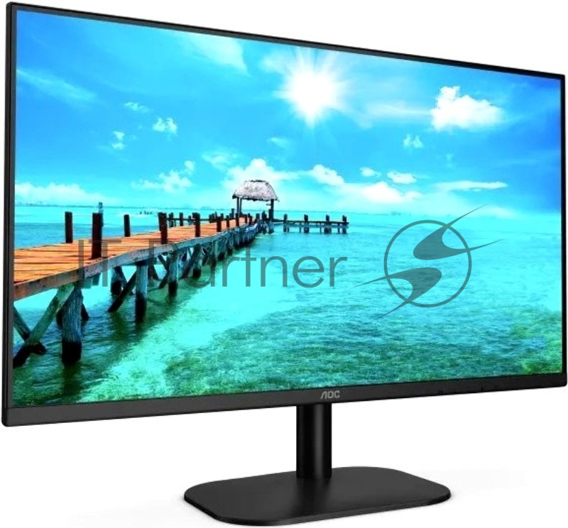 Монитор 23.8 AOC 24B2XD черный IPS LED 16:9 DVI M/M матовая 250cd 178гр/178гр 1920x1080 D-Sub FHD 2.7кг