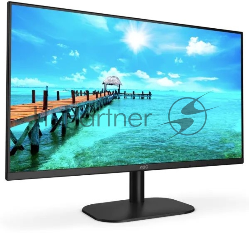 Монитор 23.8 AOC 24B2XD черный IPS LED 16:9 DVI M/M матовая 250cd 178гр/178гр 1920x1080 D-Sub FHD 2.7кг