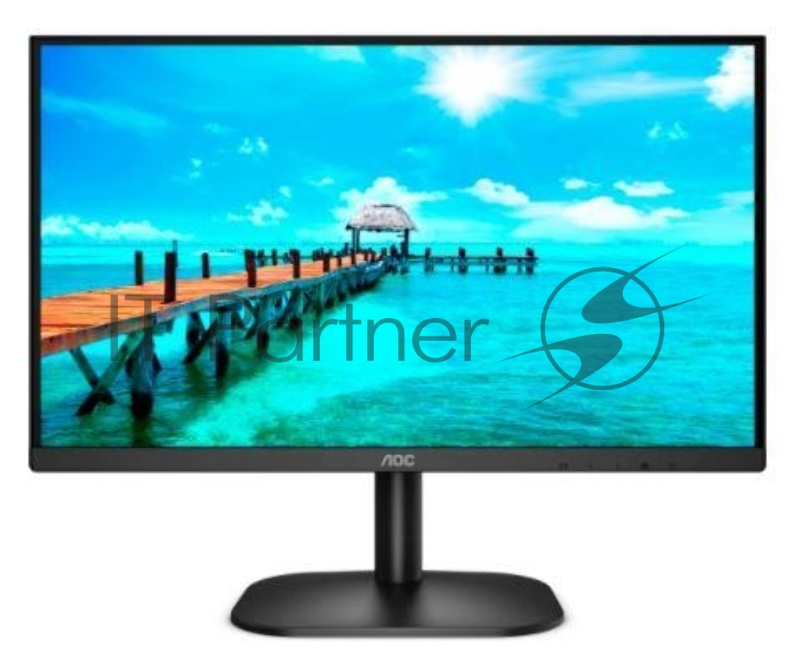 Монитор 23.8 AOC 24B2XD черный IPS LED 16:9 DVI M/M матовая 250cd 178гр/178гр 1920x1080 D-Sub FHD 2.7кг