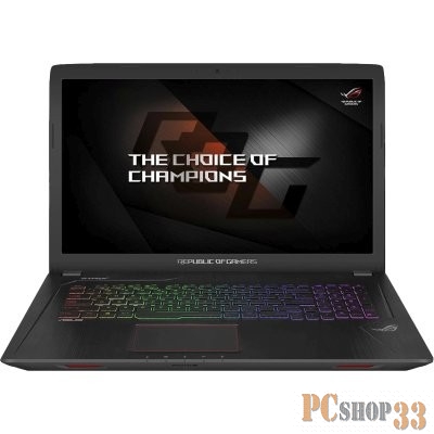 Ноутбук Asus GL753VE-GC041 i7-7700HQ (2.8)/16G/1T+256G SSD/17,3FHD AG IPS/NV GTX1050Ti 4G/DVD-SM/BT