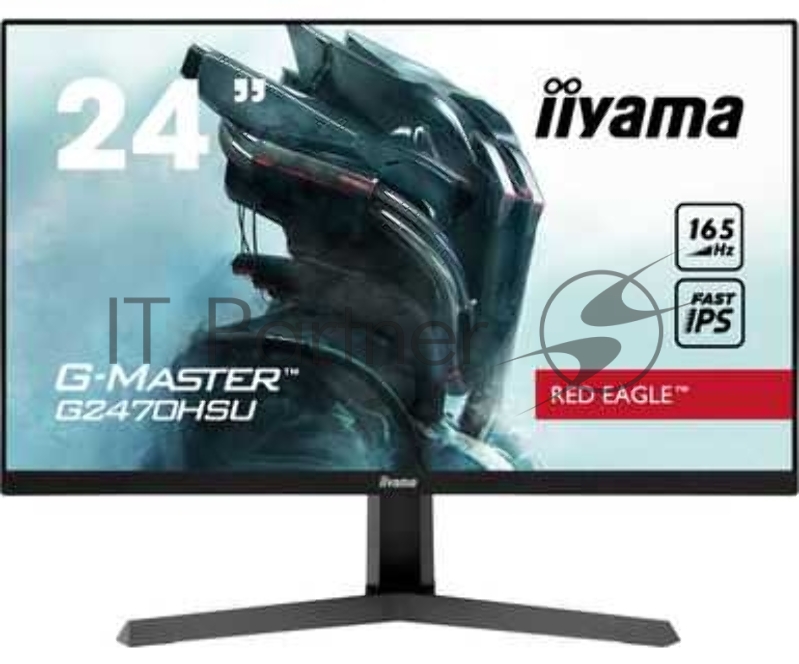 Монитор жидкокристаллический Iiyama Монитор LCD 23.8 16:9 1920х1080(FHD) IPS, nonGLARE, 250cd/m2, H178°/V178°, 1100:1, 80M:1, 16.7M, 0,8 ms, HDMI, DP, USB-Hub, Height adj, Tilt, Speakers, 3Y, Black