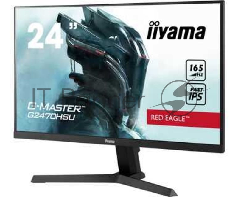 Монитор жидкокристаллический Iiyama Монитор LCD 23.8 16:9 1920х1080(FHD) IPS, nonGLARE, 250cd/m2, H178°/V178°, 1100:1, 80M:1, 16.7M, 0,8 ms, HDMI, DP, USB-Hub, Height adj, Tilt, Speakers, 3Y, Black