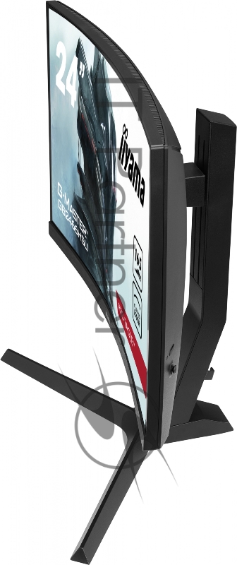 Монитор жидкокристаллический Iiyama Монитор LCD 23.8 16:9 1920х1080(FHD) IPS, nonGLARE, 250cd/m2, H178°/V178°, 1100:1, 80M:1, 16.7M, 0,8 ms, HDMI, DP, USB-Hub, Height adj, Tilt, Speakers, 3Y, Black