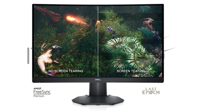 Монитор изогнутый 23.8 DELL S2422HG ,VA,1920x1080 165Hz, 1ms, 350cd/m2, 3000:1, 2*HDMI, DP,Audio line-out, Height adjustable up to 100mm, AMD FreeSync Premium, Curved 1500R, 3Y