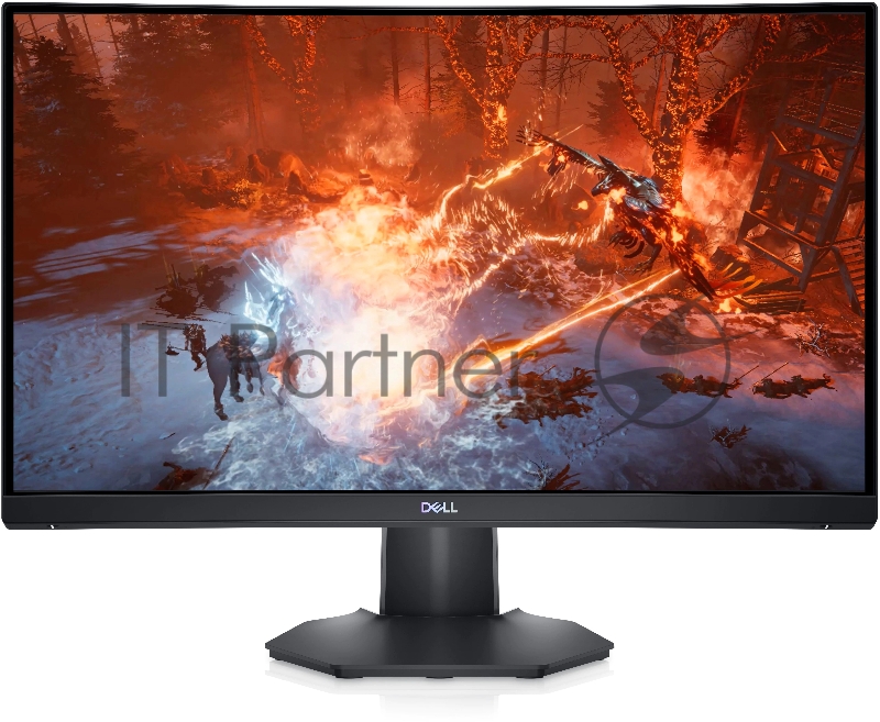 Монитор изогнутый 23.8 DELL S2422HG ,VA,1920x1080 165Hz, 1ms, 350cd/m2, 3000:1, 2*HDMI, DP,Audio line-out, Height adjustable up to 100mm, AMD FreeSync Premium, Curved 1500R, 3Y