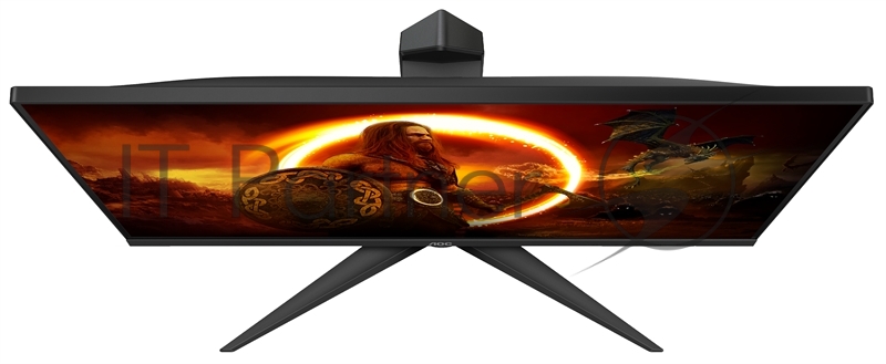 МОНИТОР 23.8 AOC 24G2SU Black-Red с поворотом экрана (VA, 1920x1080, 165Hz, 1 ms, 178°/178°, 350 cd/m, 3000:1, +2xHDMI
