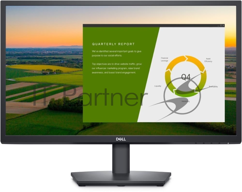 Монитор 23.8 Dell E2422H черный IPS LED 5ms 16:9 матовая 1000:1 250cd 178гр/178гр 1920x1080 D-Sub DisplayPort FHD 4.27кг