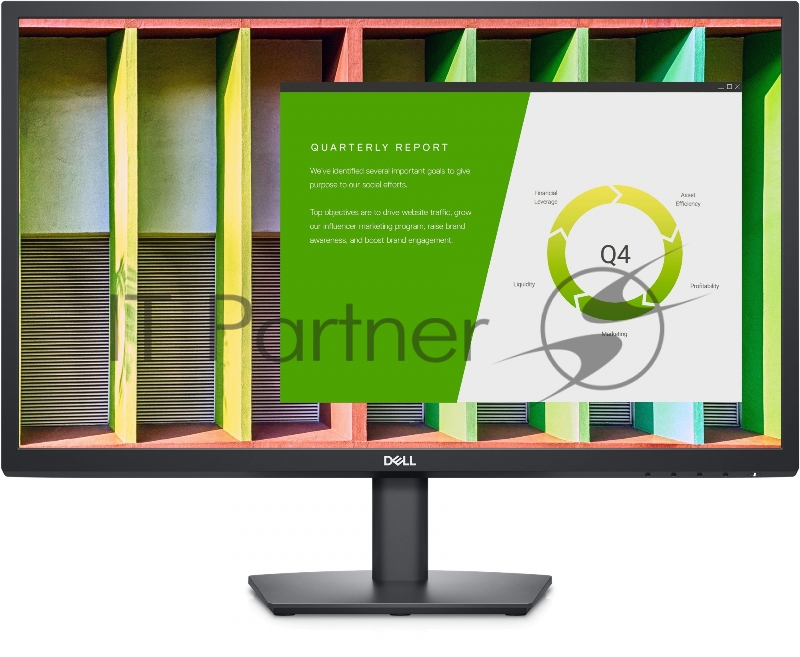 Монитор 23.8 Dell E2422H черный IPS LED 5ms 16:9 матовая 1000:1 250cd 178гр/178гр 1920x1080 D-Sub DisplayPort FHD 4.27кг