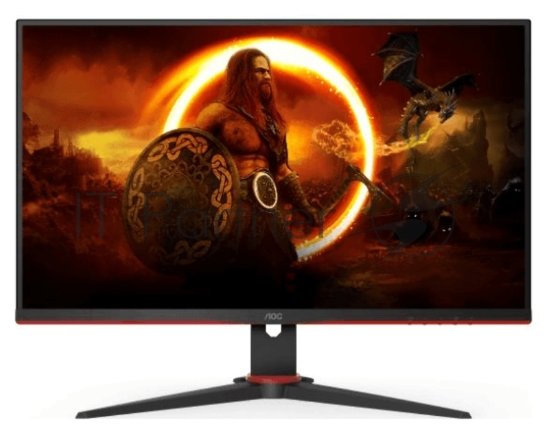 МОНИТОР 23.8 AOC 24G2SAE Black-Red (VA, 1920x1080, 165Hz, 1 ms, 178°/178°, 350 cd/m, 3000:1, +2xHDMI 1.4, +DisplayPort