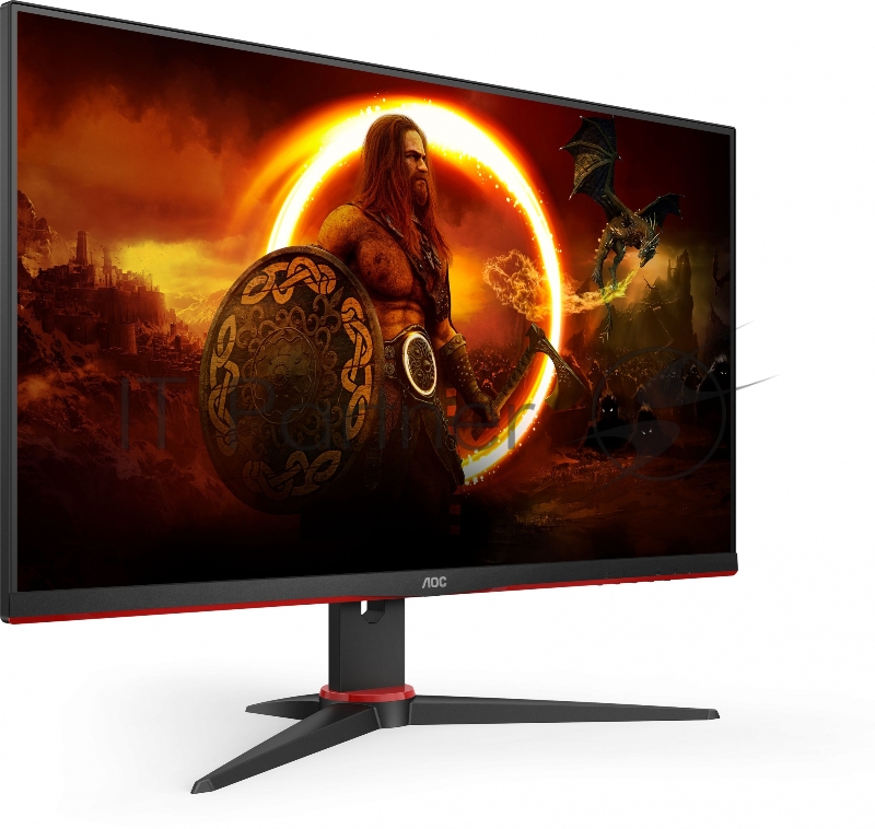 МОНИТОР 23.8 AOC 24G2SAE Black-Red (VA, 1920x1080, 165Hz, 1 ms, 178°/178°, 350 cd/m, 3000:1, +2xHDMI 1.4, +DisplayPort