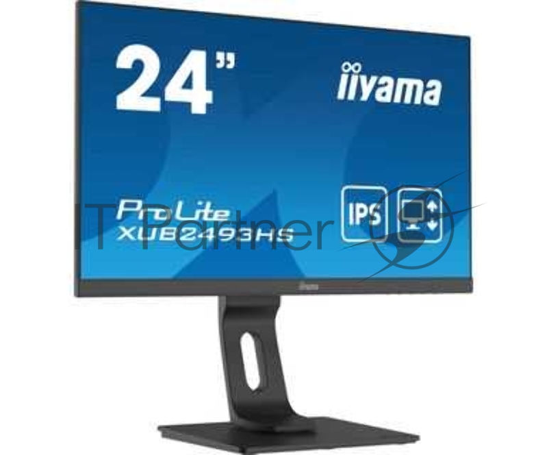 Монитор Iiyama 23.8 ProLite XUB2493HS-B4 черный IPS LED 16:9 HDMI M/M матовая HAS Pivot 250cd 178гр/178гр 1920x1080 D-Sub DisplayPort FHD 4.8кг