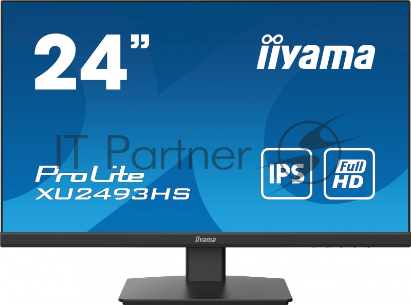 Монитор жидкокристаллический Iiyama LCD 23.8 16:9 1920х1080(FHD) IPS, nonGLARE, 250cd/m2, H178°/V178°, 1000:1, 5М:1, 16.7M, 4ms, VGA, HDMI, DP, Tilt, Speakers, 3Y, Black