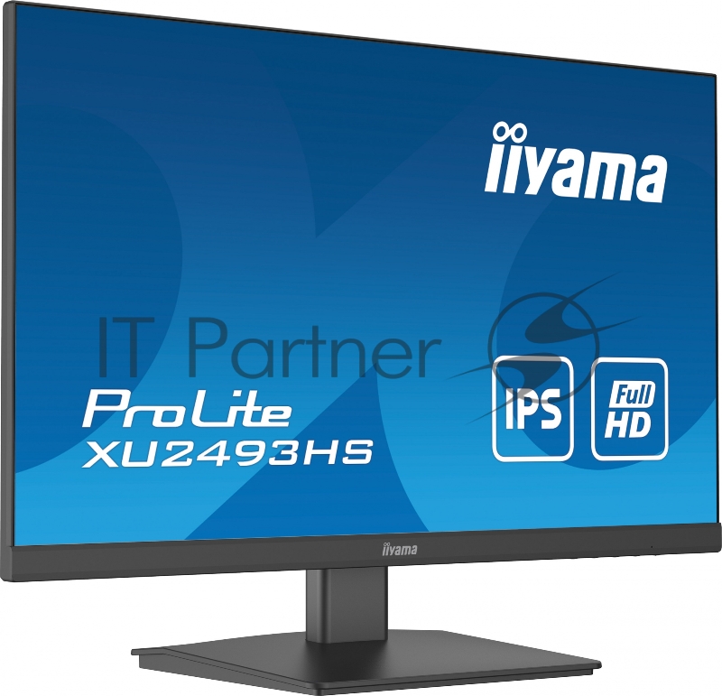 Монитор жидкокристаллический Iiyama LCD 23.8 16:9 1920х1080(FHD) IPS, nonGLARE, 250cd/m2, H178°/V178°, 1000:1, 5М:1, 16.7M, 4ms, VGA, HDMI, DP, Tilt, Speakers, 3Y, Black