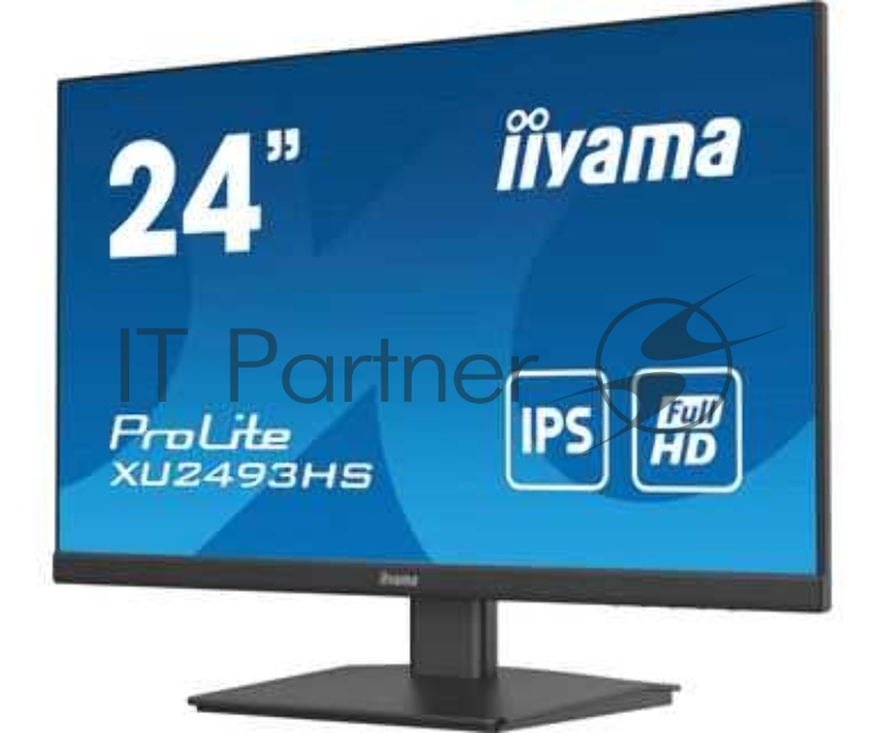 Монитор жидкокристаллический Iiyama LCD 23.8 16:9 1920х1080(FHD) IPS, nonGLARE, 250cd/m2, H178°/V178°, 1000:1, 5М:1, 16.7M, 4ms, VGA, HDMI, DP, Tilt, Speakers, 3Y, Black