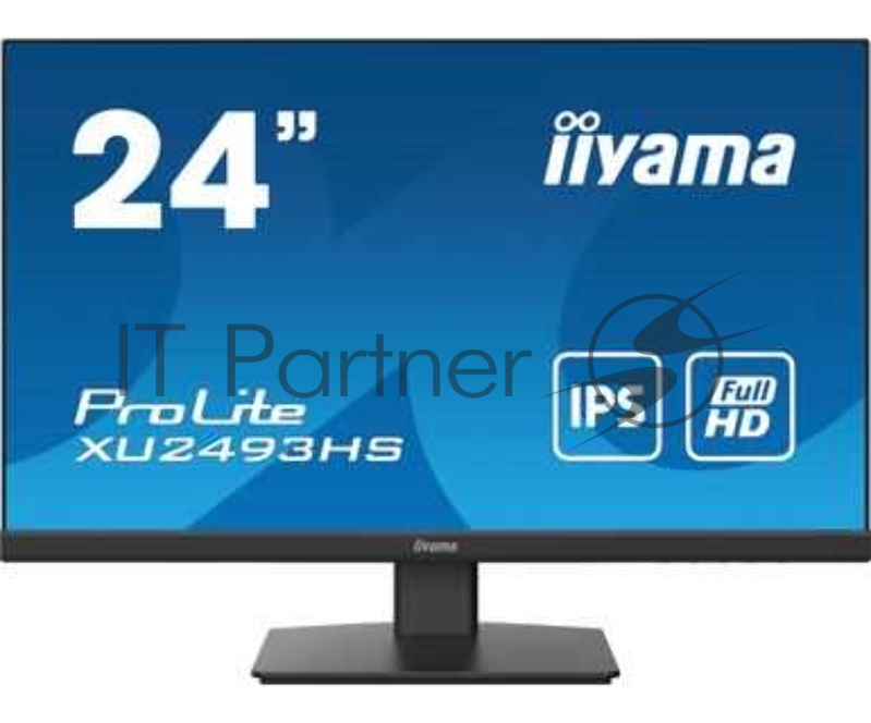 Монитор жидкокристаллический Iiyama LCD 23.8 16:9 1920х1080(FHD) IPS, nonGLARE, 250cd/m2, H178°/V178°, 1000:1, 5М:1, 16.7M, 4ms, VGA, HDMI, DP, Tilt, Speakers, 3Y, Black