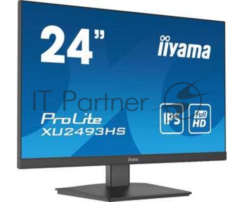 Монитор жидкокристаллический Iiyama LCD 23.8 16:9 1920х1080(FHD) IPS, nonGLARE, 250cd/m2, H178°/V178°, 1000:1, 5М:1, 16.7M, 4ms, VGA, HDMI, DP, Tilt, Speakers, 3Y, Black