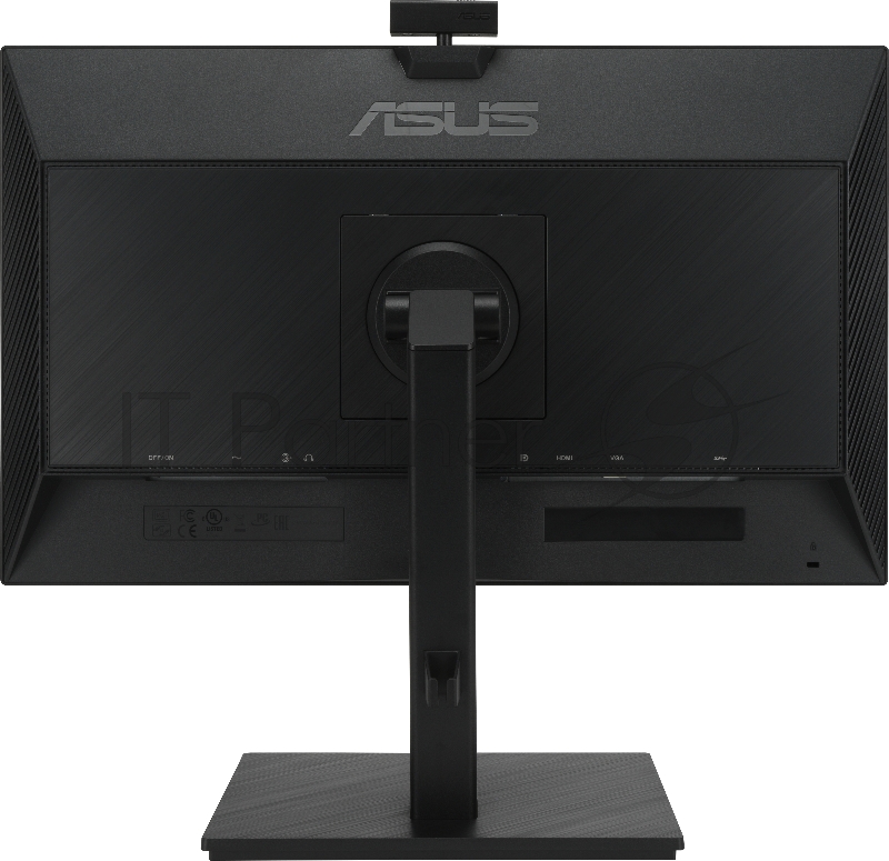 Монитор IPS для видеоконференций, ASUS BE24EQSK 23,8” FHD(1920x1080), 300 cd/㎡, 1000:1, 178°(H)/178°(V), 5ms, веб-камера FHD, D-SUB,HDMI,DP,USB, микрофонный массив, Speakers, HAS, Frameless Design, VESA 100x100mm, MiniPC Kit, black