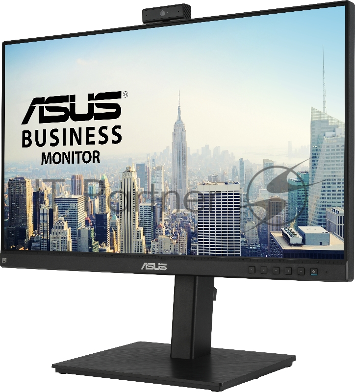 Монитор IPS для видеоконференций, ASUS BE24EQSK 23,8” FHD(1920x1080), 300 cd/㎡, 1000:1, 178°(H)/178°(V), 5ms, веб-камера FHD, D-SUB,HDMI,DP,USB, микрофонный массив, Speakers, HAS, Frameless Design, VESA 100x100mm, MiniPC Kit, black
