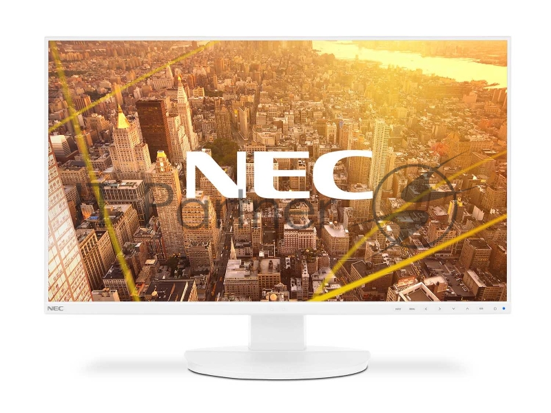 Монитор NEC 27 EA271F-WH/EA271F-BK (белый) LCD Wh/Wh (IPS 16:9 250cd/m2 1000:1 6ms 1920x1080 178/178 VGA DVI HDMI DP 4хUSB HAS 150mm Swiv Tilt Pivot Human Sensor Spk 2x1W)