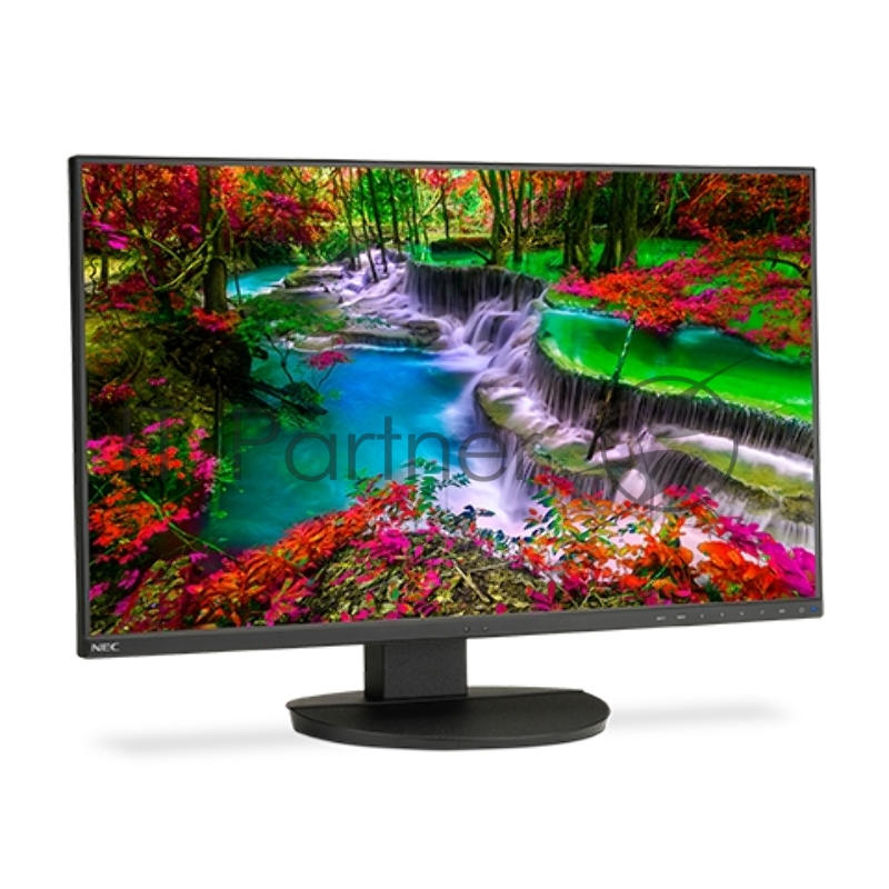 Монитор NEC 27 EA271F-BK LCD Bk/Bk (IPS 16:9 250cd/m2 1000:1 6ms 1920x1080 178/178 VGA DVI HDMI DP 4хUSB HAS 150mm Swiv Tilt Pivot Human Sensor Spk 2x1W)