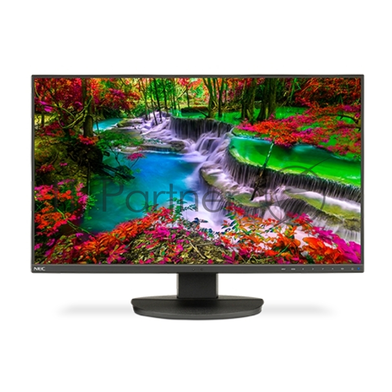 Монитор NEC 27 EA271F-BK LCD Bk/Bk (IPS 16:9 250cd/m2 1000:1 6ms 1920x1080 178/178 VGA DVI HDMI DP 4хUSB HAS 150mm Swiv Tilt Pivot Human Sensor Spk 2x1W)