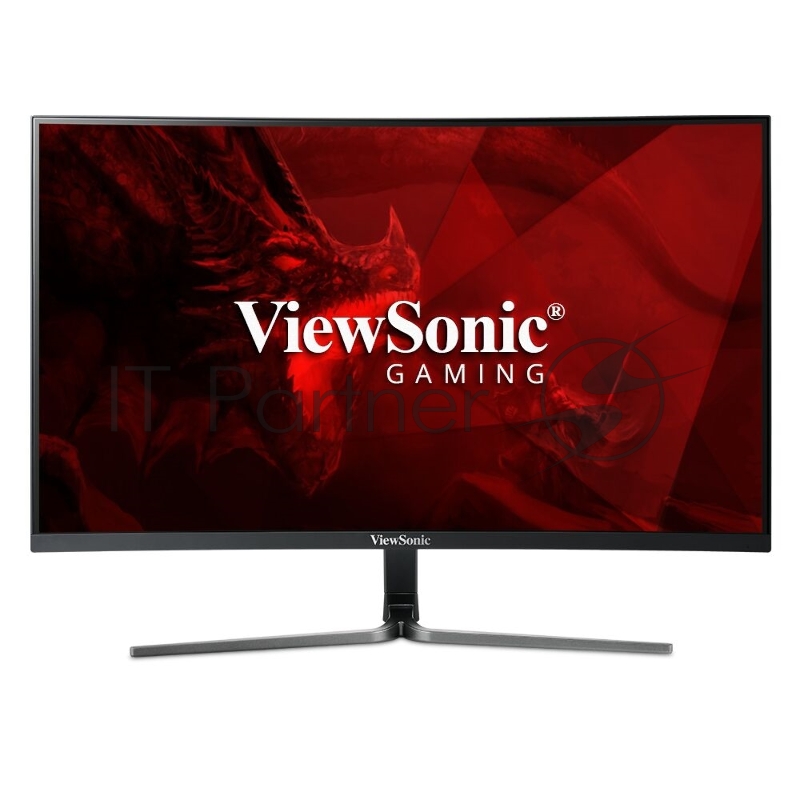 Монитор 27 ViewSonic VX2758-PC-mh VA LED изогнутый, 1920x1080, 1ms, 280cd/m2, 178°/178°, 3000:1, 80Mln:1, D-Sub, 2*HDMI, 144Hz, FreeSync, колонки, Tilt, VESA, Black