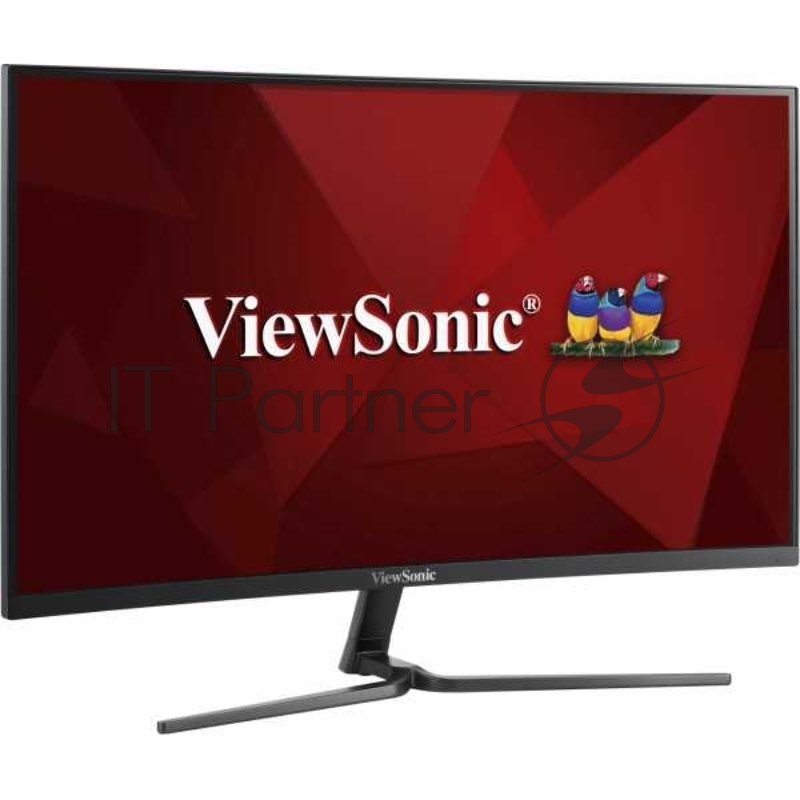 Монитор 27 ViewSonic VX2758-PC-mh VA LED изогнутый, 1920x1080, 1ms, 280cd/m2, 178°/178°, 3000:1, 80Mln:1, D-Sub, 2*HDMI, 144Hz, FreeSync, колонки, Tilt, VESA, Black