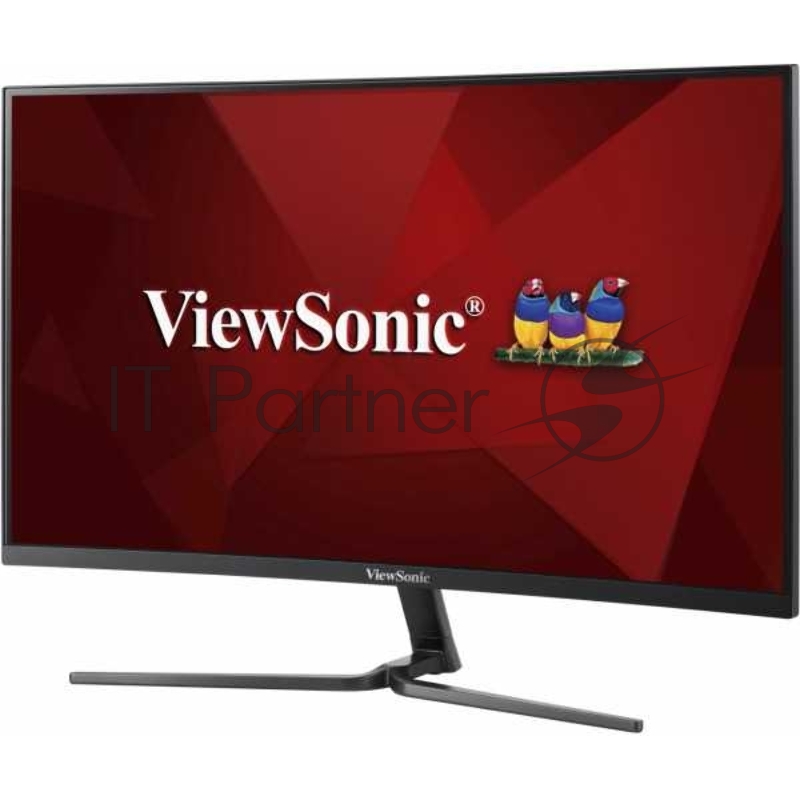 Монитор 27 ViewSonic VX2758-PC-mh VA LED изогнутый, 1920x1080, 1ms, 280cd/m2, 178°/178°, 3000:1, 80Mln:1, D-Sub, 2*HDMI, 144Hz, FreeSync, колонки, Tilt, VESA, Black