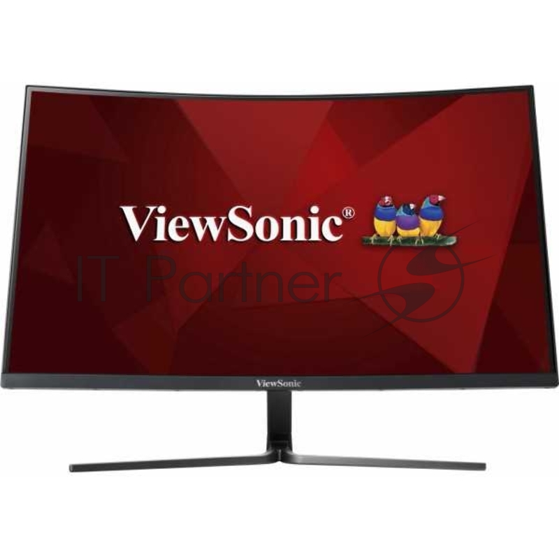 Монитор 27 ViewSonic VX2758-PC-mh VA LED изогнутый, 1920x1080, 1ms, 280cd/m2, 178°/178°, 3000:1, 80Mln:1, D-Sub, 2*HDMI, 144Hz, FreeSync, колонки, Tilt, VESA, Black