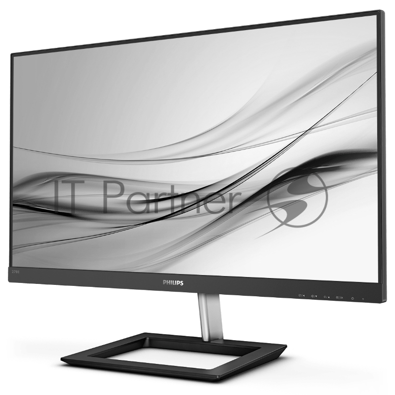 МОНИТОР 27 PHILIPS 278E1A/00 Black (IPS, 3840x2160, 4 ms, 178°/178°, 350 cd/m, Mega DCR, +2xHDMI, +DisplayPort, +MM)