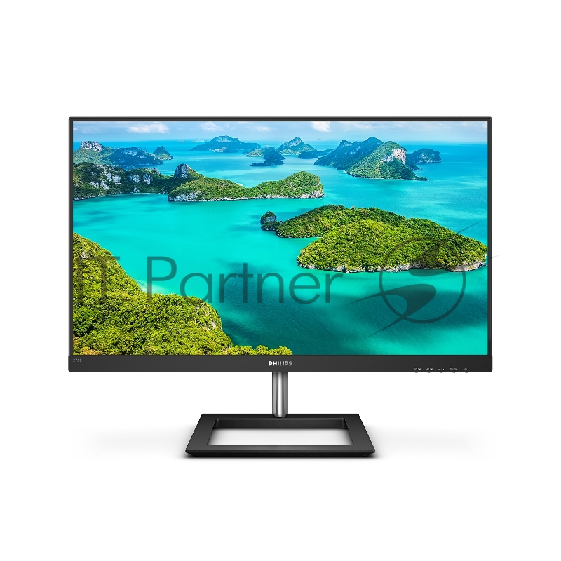 МОНИТОР 27 PHILIPS 278E1A/00 Black (IPS, 3840x2160, 4 ms, 178°/178°, 350 cd/m, Mega DCR, +2xHDMI, +DisplayPort, +MM)