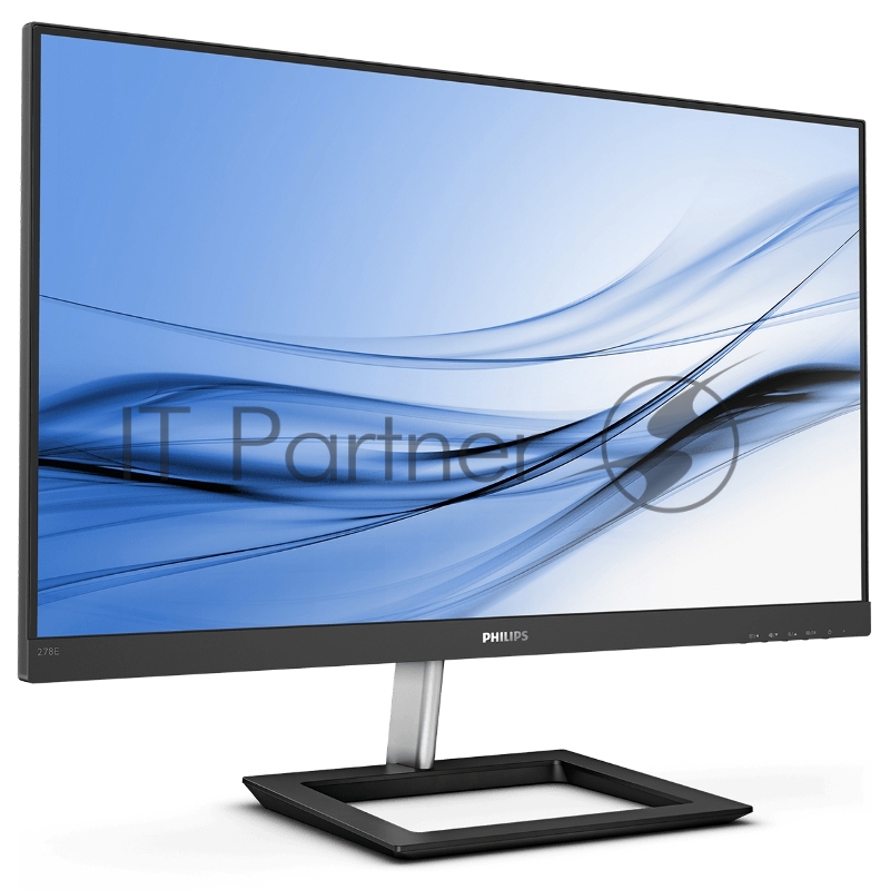 МОНИТОР 27 PHILIPS 278E1A/00 Black (IPS, 3840x2160, 4 ms, 178°/178°, 350 cd/m, Mega DCR, +2xHDMI, +DisplayPort, +MM)