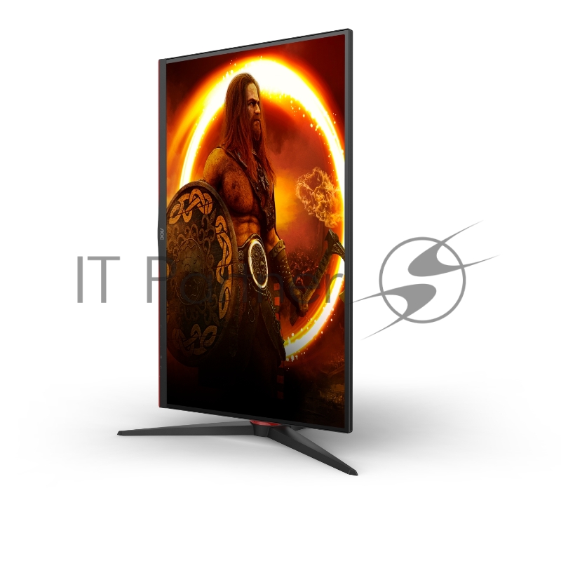 МОНИТОР 27 AOC 27G2U Black-Red с поворотом экрана (IPS, 1920x1080, 144Hz, 1 ms, 178°/178°, 250 cd/m, 80M:1, +2xHDMI 1.4