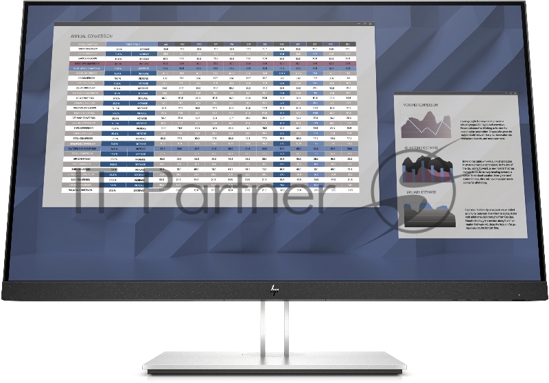 Монитор HP 27 E27 G4 черный IPS LED 16:9 HDMI 1000:1 250cd 1920x1080 D-Sub DisplayPort FHD 5.3кг