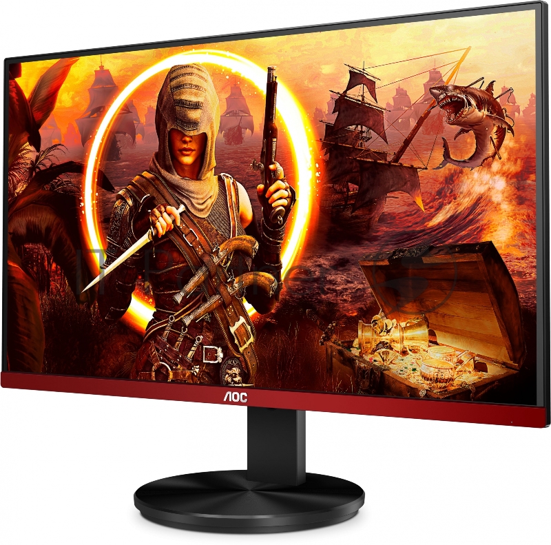 МОНИТОР 27 AOC G2790VXA Black-Red (VA, 1920x1080, 144Hz, 1 ms, 178°/178°, 350 cd/m, 80M:1, +HDMI 1.4, +DP,MM)