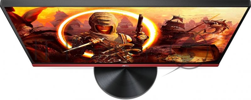 МОНИТОР 27 AOC G2790VXA Black-Red (VA, 1920x1080, 144Hz, 1 ms, 178°/178°, 350 cd/m, 80M:1, +HDMI 1.4, +DP,MM)