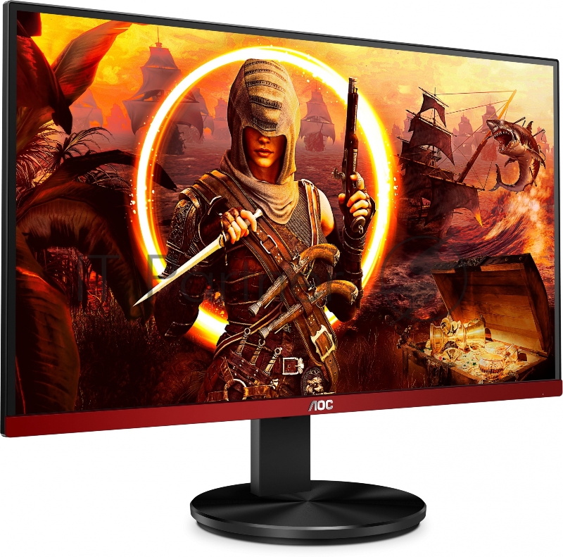 МОНИТОР 27 AOC G2790VXA Black-Red (VA, 1920x1080, 144Hz, 1 ms, 178°/178°, 350 cd/m, 80M:1, +HDMI 1.4, +DP,MM)