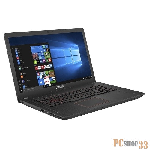 Ноутбук Asus FX753VD-GC367 i5-7300HQ (2.5)/8G/1T/17.3 FHD AG IPS/NV GTX1050 2G/noODD/BT/ENDLESS Bla