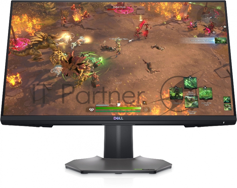 Монитор DELL S2522HG DELL S2522HG 24.5, FIPS, 1920x1080 at 240Hz, 1ms, 400cd/m2, 1000:1, 2*HDMI,DP, Headphone line-out, G-Sync,FreeSync,HAS,Dark grey,3Y