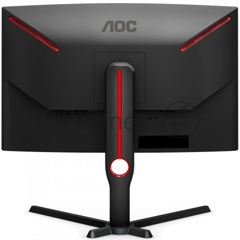 Монитор 27 AOC C27G3U/BK Curved 1000R 1920x1080 165Гц VA WLED 16:9 4ms 2*HDMI DP 4xUSB3.2 3000:1 80M:1 178/178 300cd HAS Swivel Tilt Speakers Black/Red